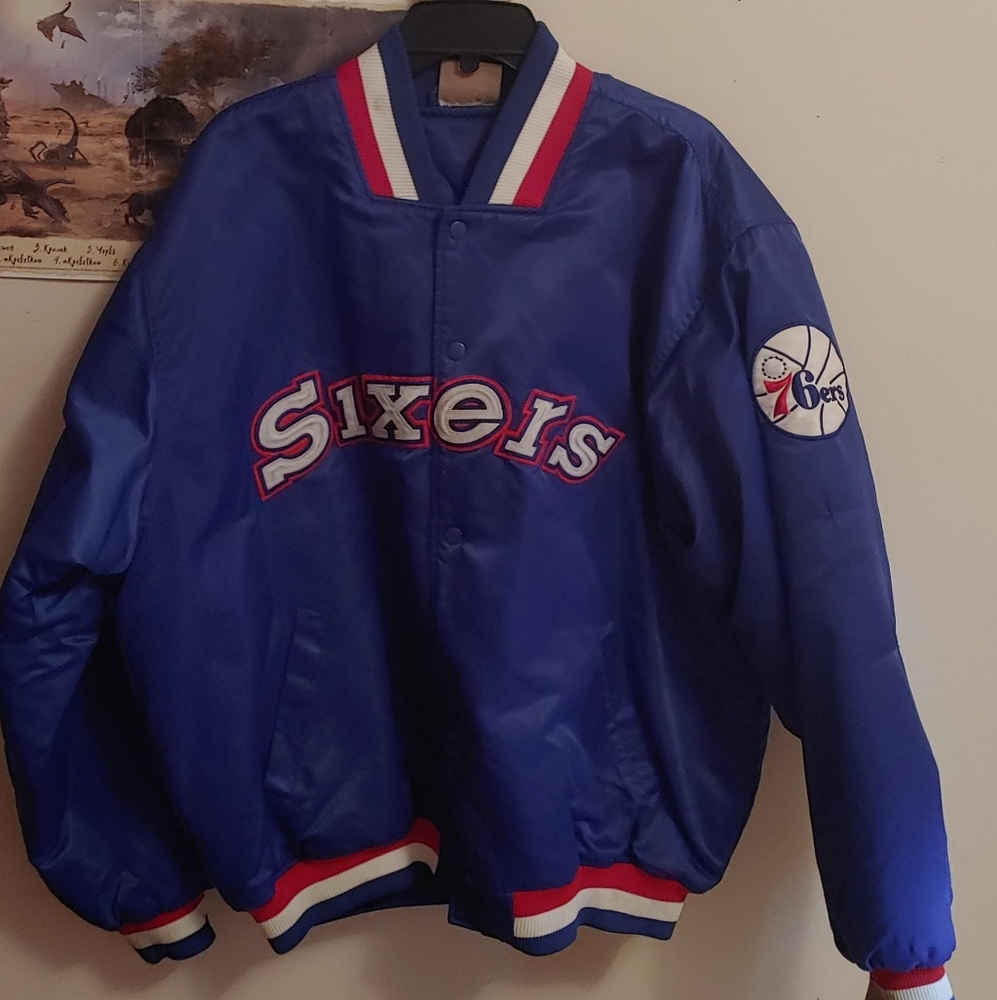 Vintage Hardwood Classics 76ers Jacket